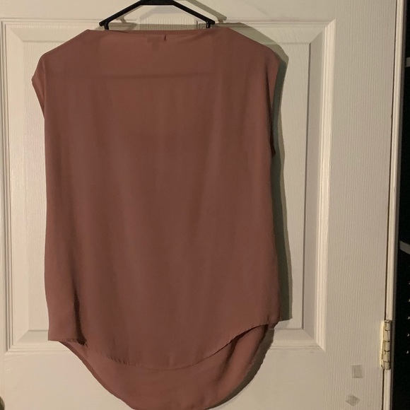 Studded detail top in pink/tan color - Picture 4 of 4